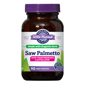 Oregon's Wild Harvest Saw Palmetto Bio 90 capsules front view