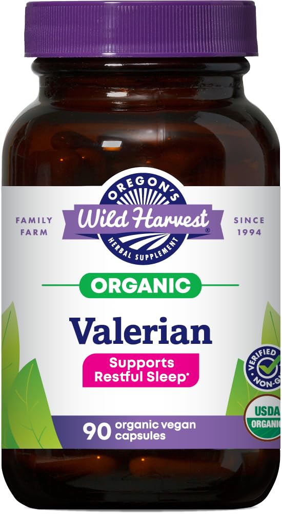 Oregon's Wild Harvest Valériane Bio 900 mg emballage avant