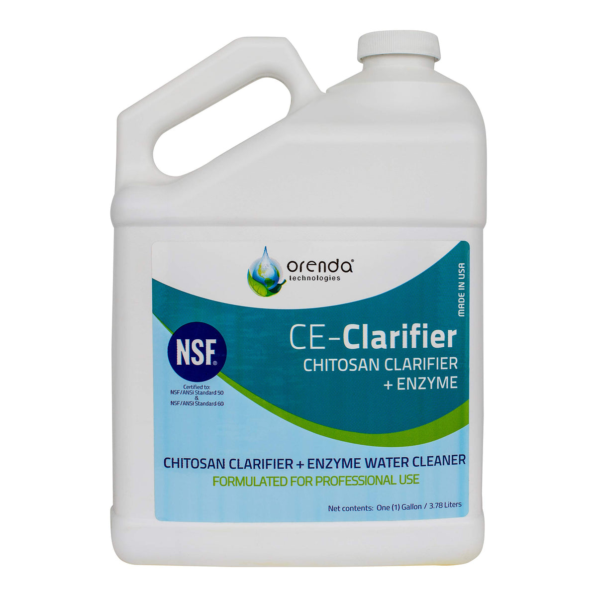 Orenda CE-Clarifier 3,76 L avec chitosan pour clarifier l'eau