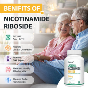 Orgabay Nicotinamide Riboside 2000 MG gélules sur une table