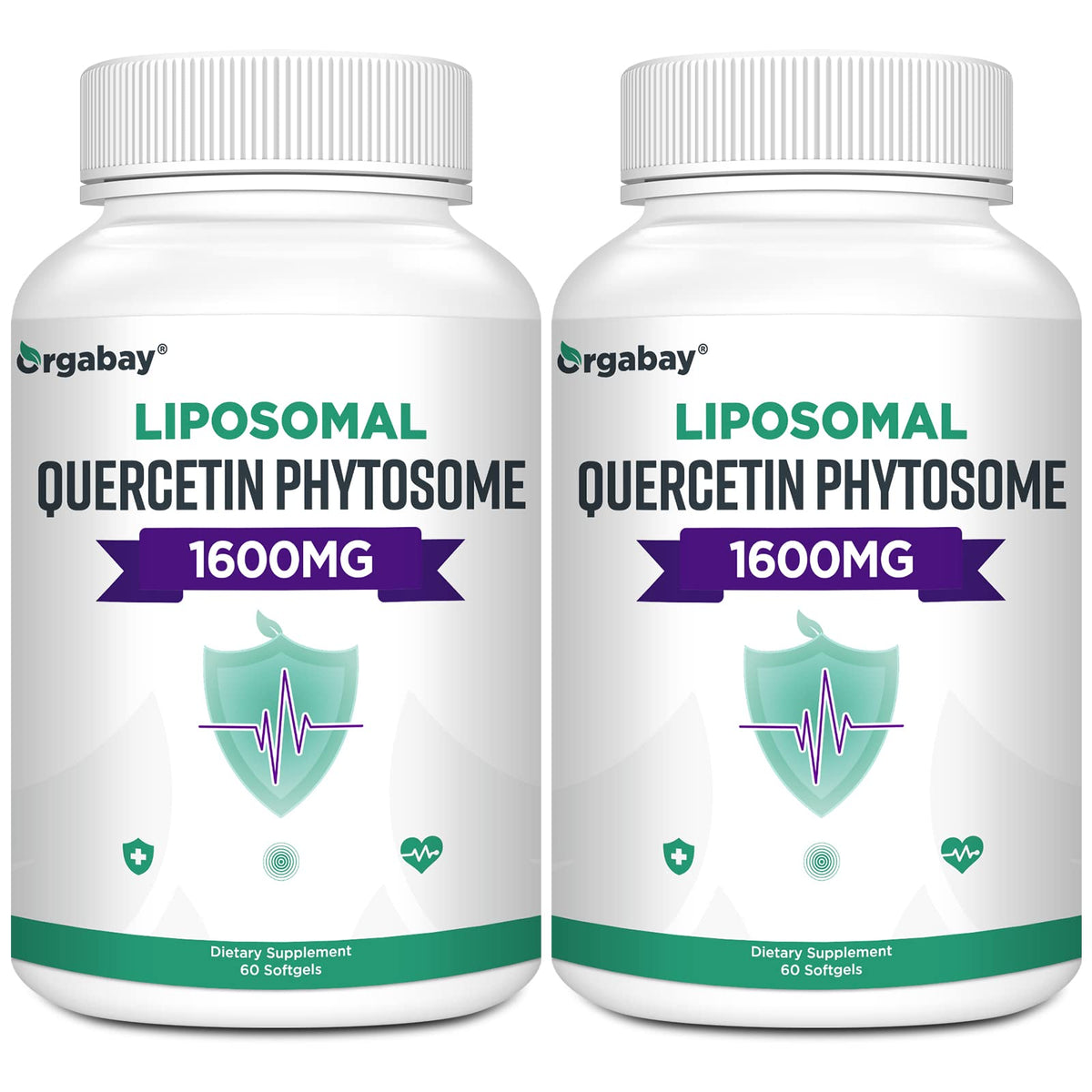Orgabay Quercétine Liposomale 1600 mg softgels sur une surface