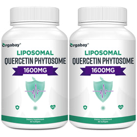 Orgabay Quercétine Liposomale 1600 mg softgels sur une surface