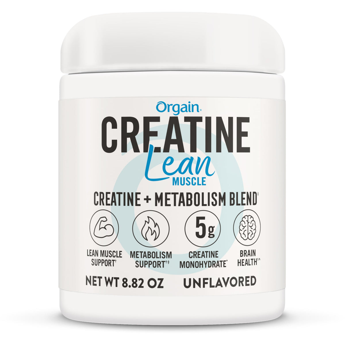 Orgain Poudre de Créatine Monohydrate 320g vue de face