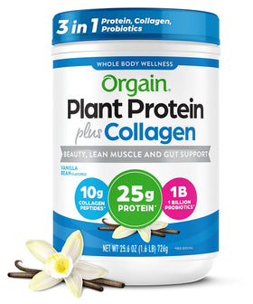 Orgain Poudre de Protéine Vanille 830g vue de face