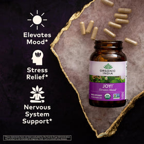 ORGANIC INDIA Joy Complément Alimentaire 90 capsules emballage