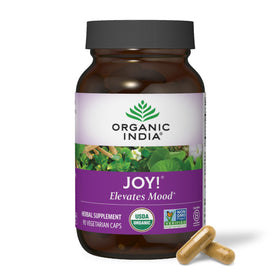 ORGANIC INDIA Joy Complément Alimentaire 90 capsules vue de face