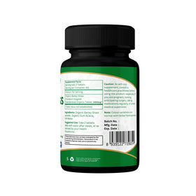 ORGANIC SPREE Barley Grass 120 Tablettes avec un verre d'eau