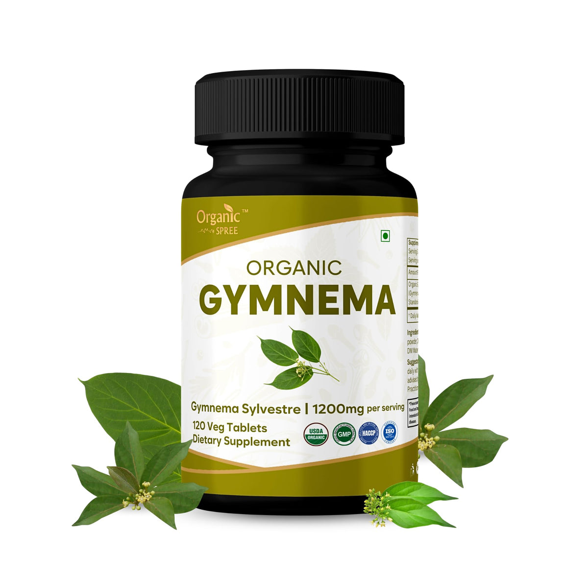 ORGANIC SPREE Gymnema Sylvestre 120 comprimés vue de face