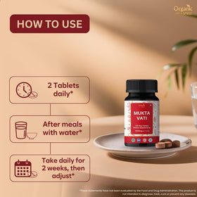 ORGANIC SPREE Mukta Vati flacon vu de dos