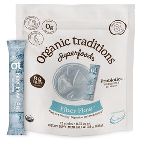 Organic Traditions Fiber Flow Sticks paquet de 12