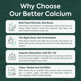 Organics Ocean Better Calcium 500 mg en utilisation quotidienne