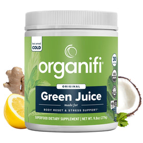 Organifi Green Juice poudre de superaliment vue de face