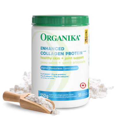 Organika Collagen support 250 GR packaging front view