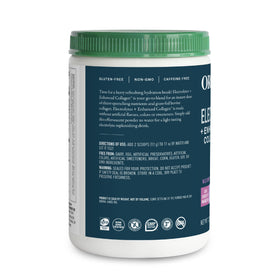 Organika Poudre d'Électrolytes et Collagène 13 oz avec cuillère mesuratrice