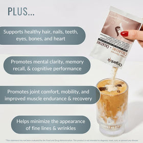 Organixx Collagen Peptides + Creatine nutritional information