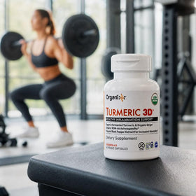 Organixx Curcuma Curcumin en gros plan sur gélules