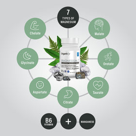 Organixx Magnésium 7 Complex capsules sur une table