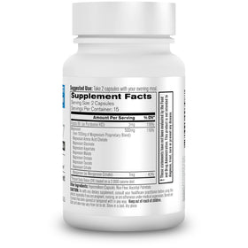 Organixx Magnésium 7 Complex emballage ouvert montrant des capsules