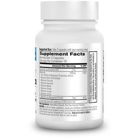 Organixx Magnesium 7 Complex, flacon avec capsules à côté