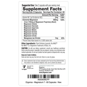 Organixx Magnesium 7 Complex in a well-being setting