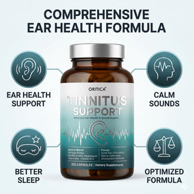 ORITICA Tinnitus capsules avec fond neutre