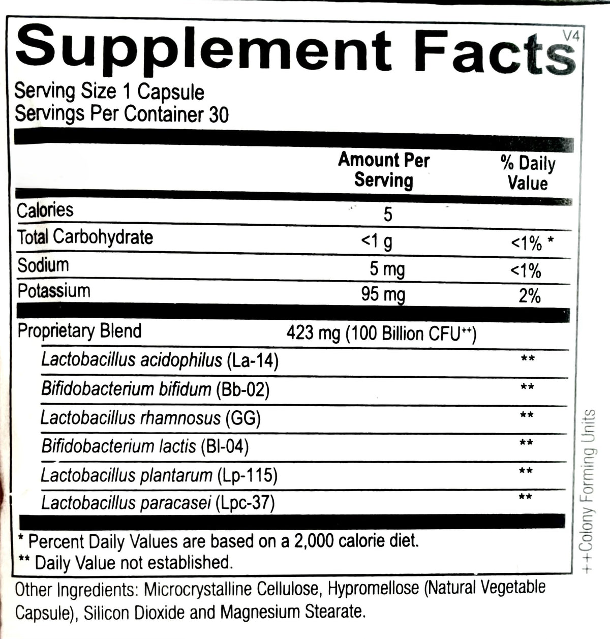 Ortho Biotic 100 Milliards CFU 30 Capsules emballage