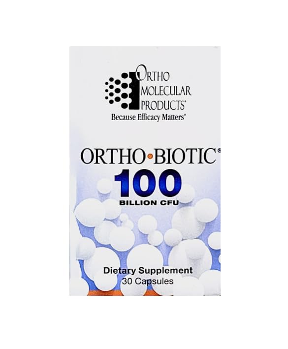 Ortho Biotic 100 Milliards CFU 30 Capsules vue de face