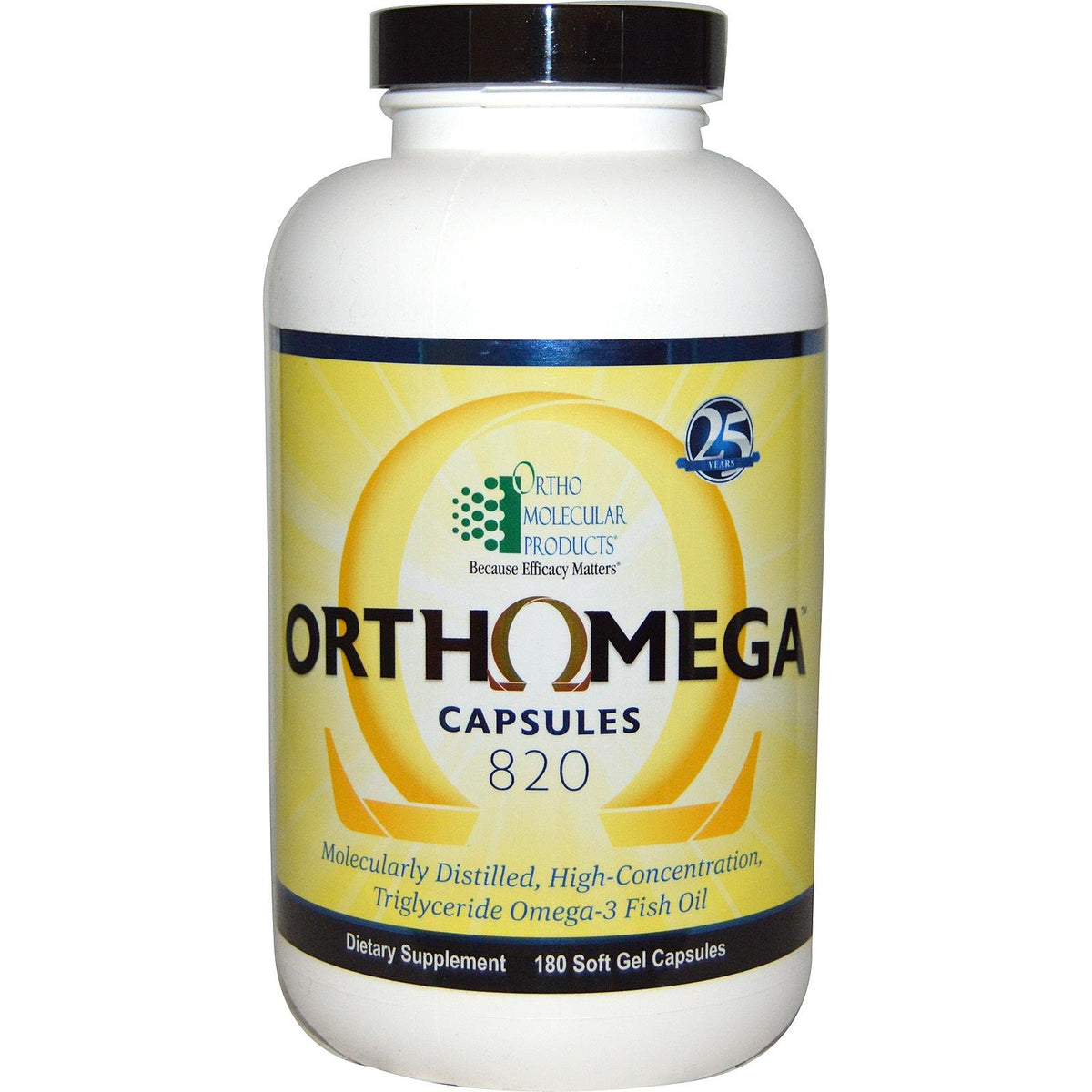 Ortho Molecular Products Orthomega 820 capsules vue avant