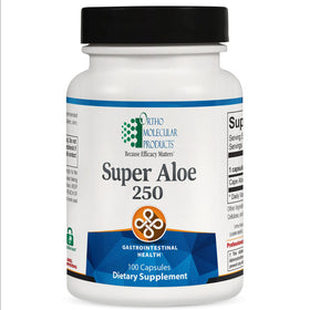 Ortho Molecular Super Aloe 250 mg 100 capsules vue de face