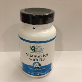 Ortho Molecular Vitamine K2 avec D3 60 capsules vue avant