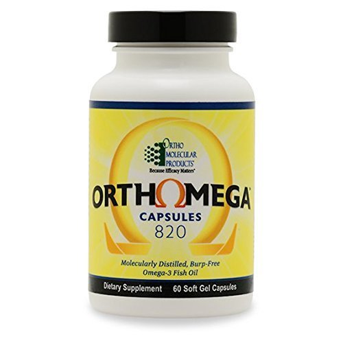 Orthomega 820 60 Gels d'Ortho Molecular Products avec huile de poisson