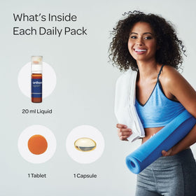 Orthomol Sport complément alimentaire, vue de côté de la boîte