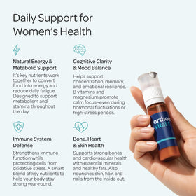 Orthomol Vital F Compléments Alimentaires Femmes 30 Jours avec les capsules et flacon