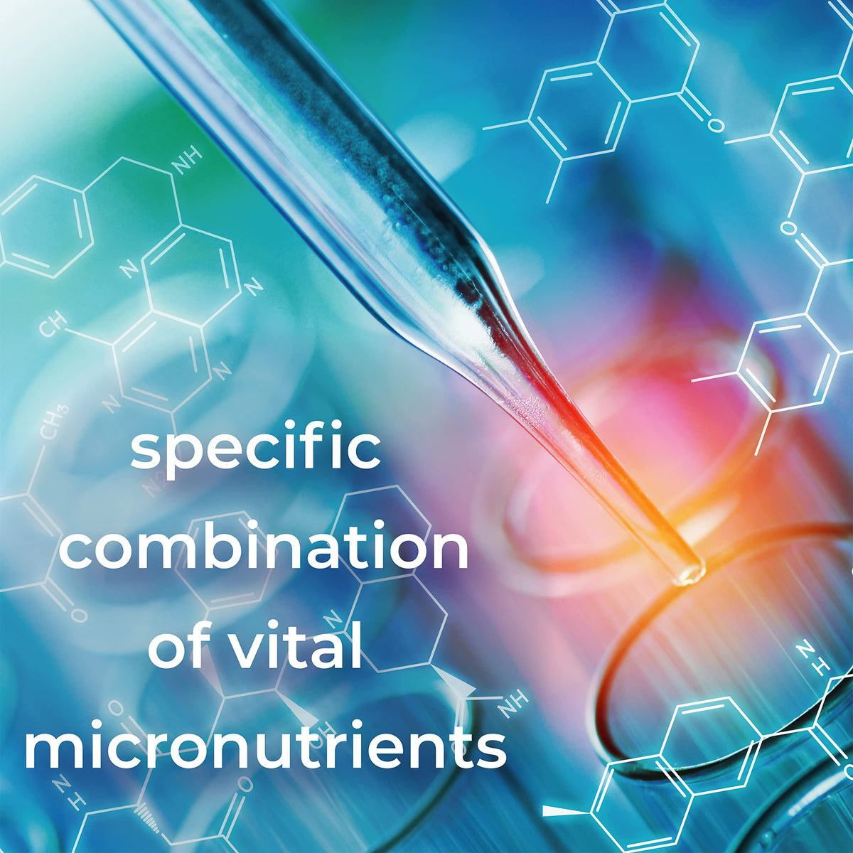 Orthomol Vital M Complément Multivitaminé pour Hommes, étiquetage des ingrédients