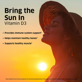 ORZAX Vitamine D3 10000 IU gélules softgel avec une main