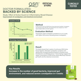 OSN Probiotiques 60 gélules softgels sur une table