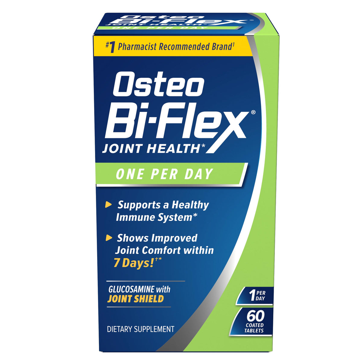 Osteo Bi-Flex Complément Alimentaire 60 Comprimés avec Vitamine D, vue avant