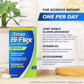 Osteo Bi-Flex Complément Alimentaire, vue arrière de la boîte