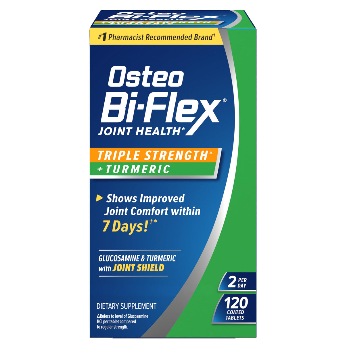 Osteo Bi-Flex Glucosamine Triple Force 120 gélules, vue de face