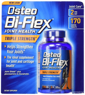 Osteo Bi-Flex Triple Force 170 comprimés vue avant de l'emballage