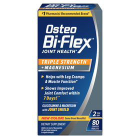 Osteo Bi-Flex Triple Force 80 comprimés avant, emballage