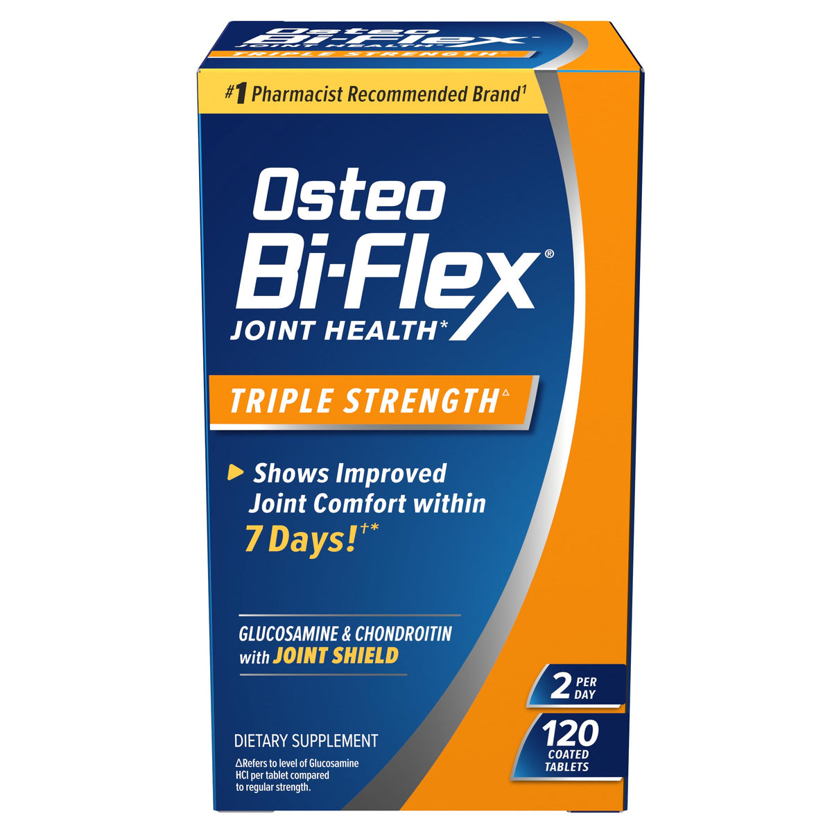 Osteo Bi-Flex Triple Strength 120 comprimés vue avant