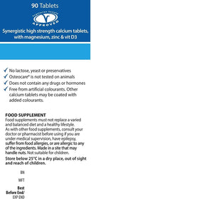 Osteocare Calcium 800mg 90 tablettes avec dosage recommandé