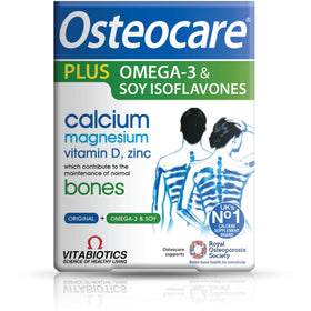 Osteocare Plus 2-en-1 boîte contenant 90 tablettes et capsules