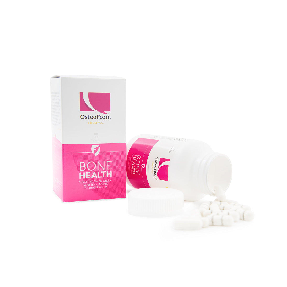 Osteoform Capsules Calcium Amino Acide Chélaté contenu des capsules