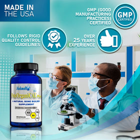 Osteorganical Calcium d'Algue 120 gélules sur un fond naturel