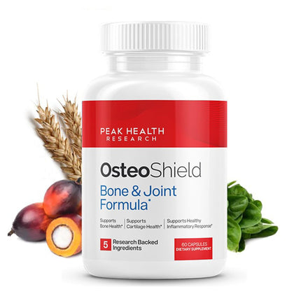 OsteoShield Complément Alimentaire Calcium 60 capsules vue de face
