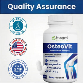 OsteoVit 5-en-1 Calcium avec des éléments de santé