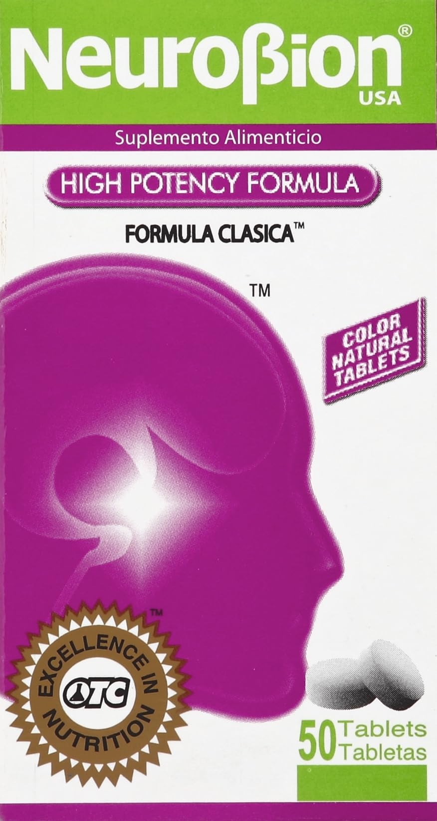 OTC Pharmaceutical Neurobion Classico 50 tablettes de vitamine B12