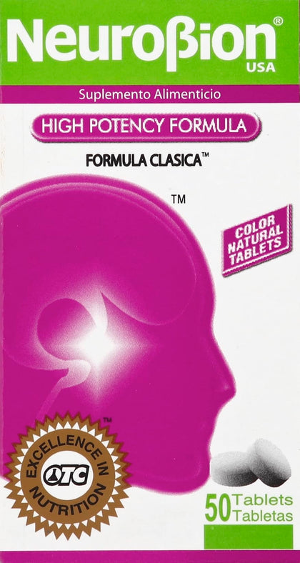 OTC Pharmaceutical Neurobion Classico 50 tablettes de vitamine B12